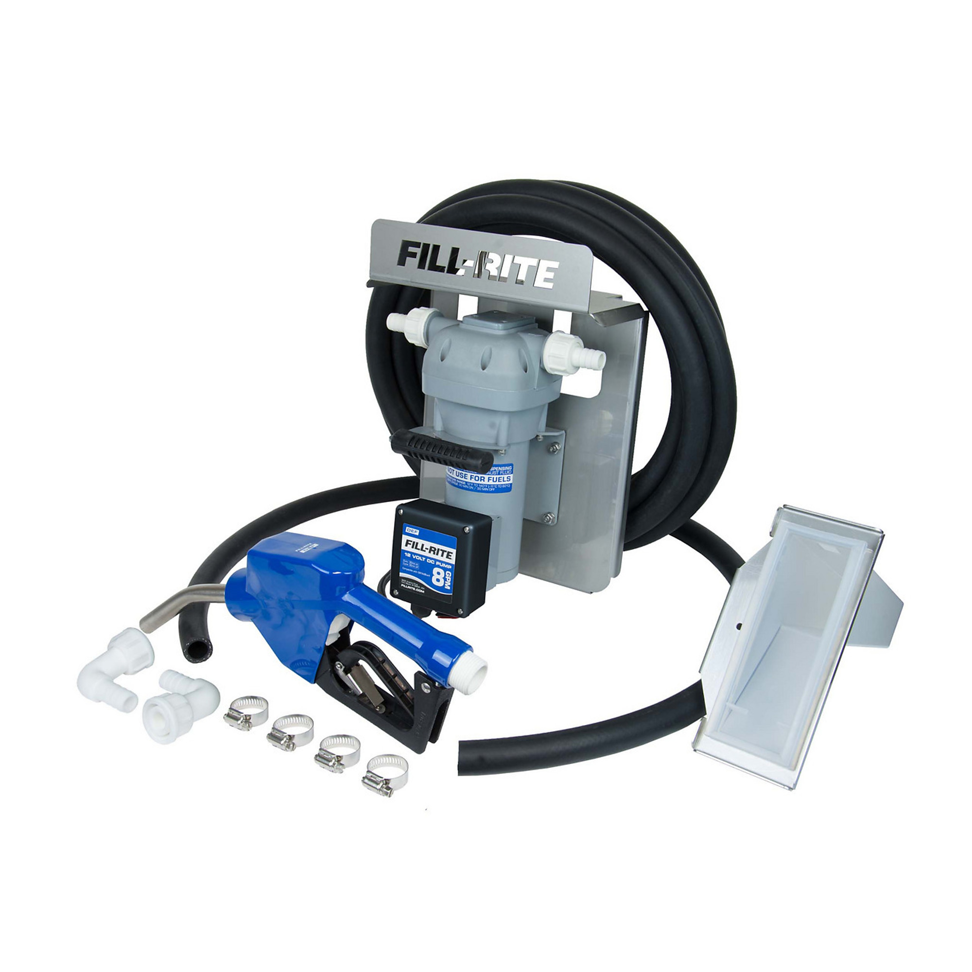 Fill-Rite, 12V DC DEF Transfer Pump Kit, Max. Flow 8 GPH, Volts 12 Model# DF012CAN520